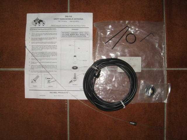 Antena Móvel DB-710 132 a 174MHz e 406 a 512MHz