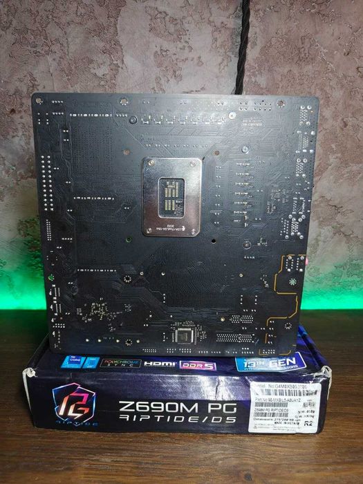 Материнська плата ASRock Z690M PG Riptide/D5 (LGA1700) 12-13-14 Intel