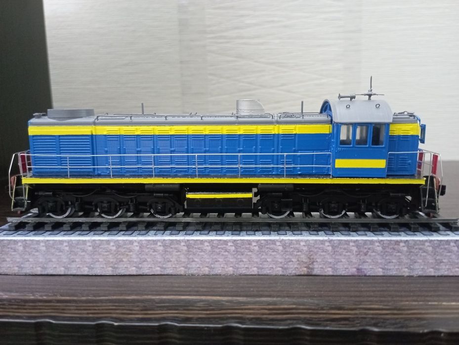 Модель тепловозів 2ТЕ116,2ТЕ10м,ТЭП70, ТЭМ2 ,ТЭМ7, масштаб 1:87