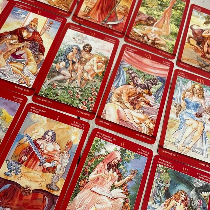 Tarot erótico "Tarot of Sexual Magic" novo | envio inc.