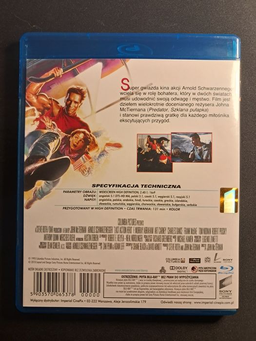 Bohater ostatniej akcji | Schwarzenegger | Blu-ray