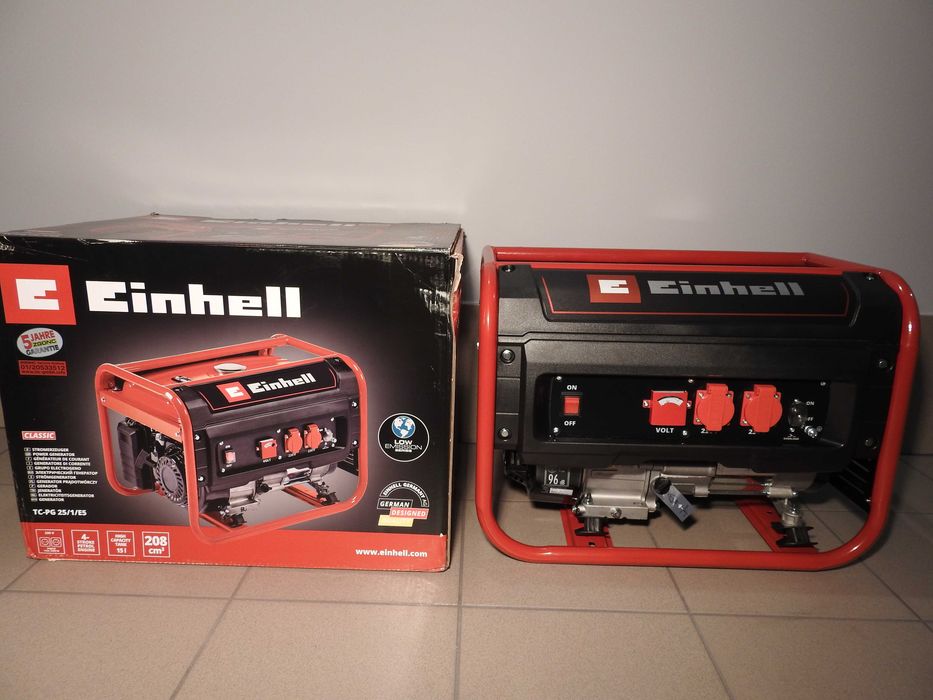 Agregat prądotwórczy Einhell, generator 2500W, AVR, 2x230V, nowy