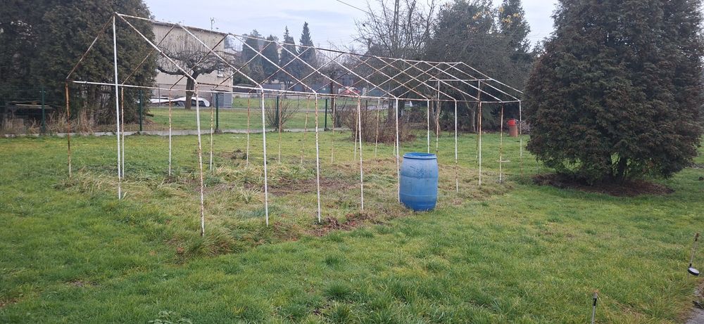 Konstrukcja szklarni 4 x 7 x 2