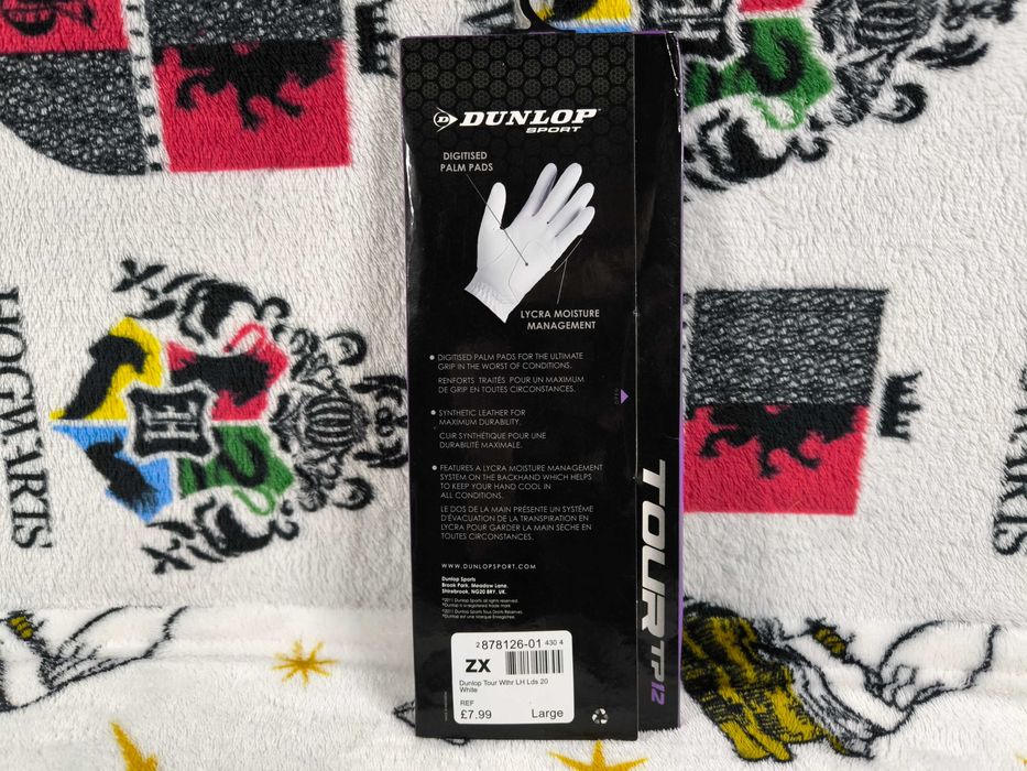 Жіноча рукавичка для гольфу Dunlop Tour TP12, ліва, L
