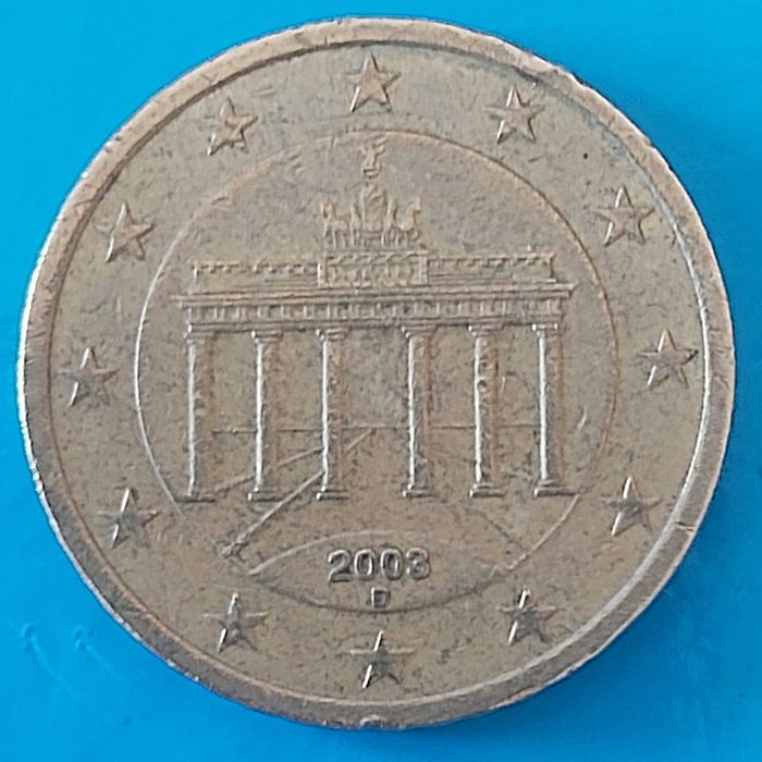 50 Cêntimos de 2003 Letra D,  da Alemanha
