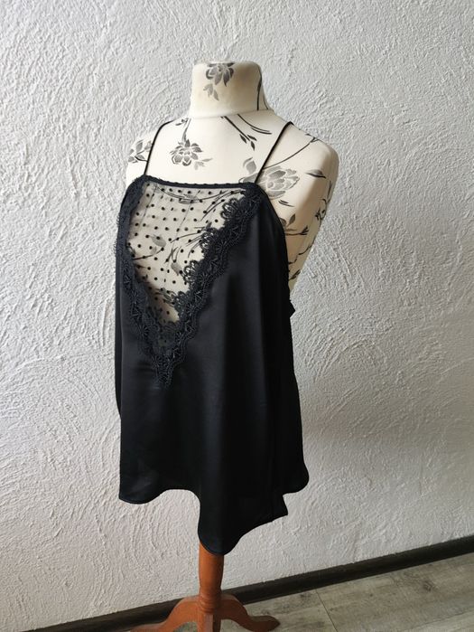 Bardzo duża seksowna koszulka satynowa 46 48 Ann Summers