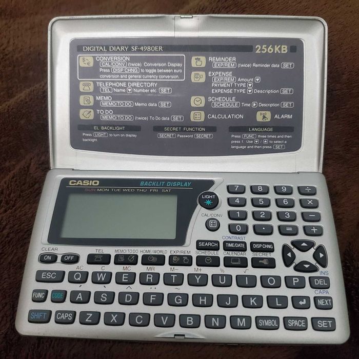 Agenda Digital Diary Casio 256kb