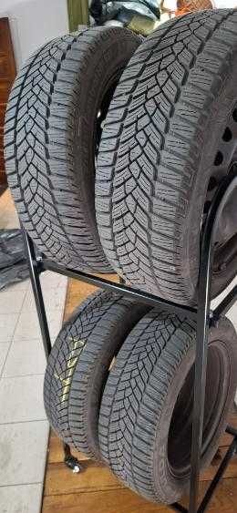 4x Fulda 205/55 R16 zimowe DOT 2018 + felgi stalowe + kołpaki