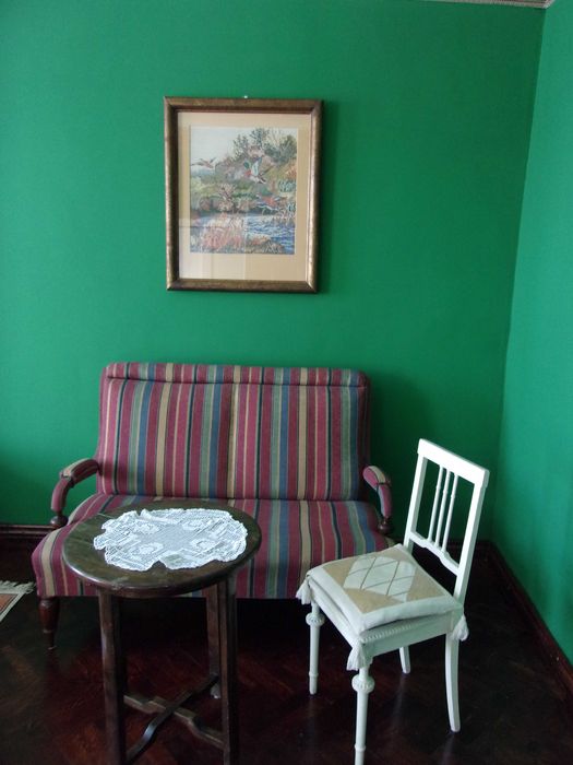 Dwuosobowa kanapka tapicerowana antyk