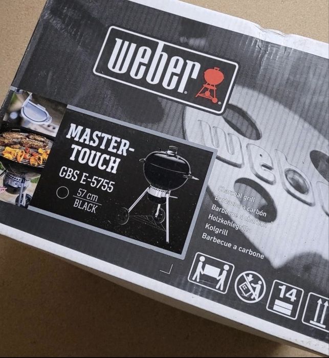 Гриль вугільний портативний Weber Master-Touch GBS E-5755 57cm