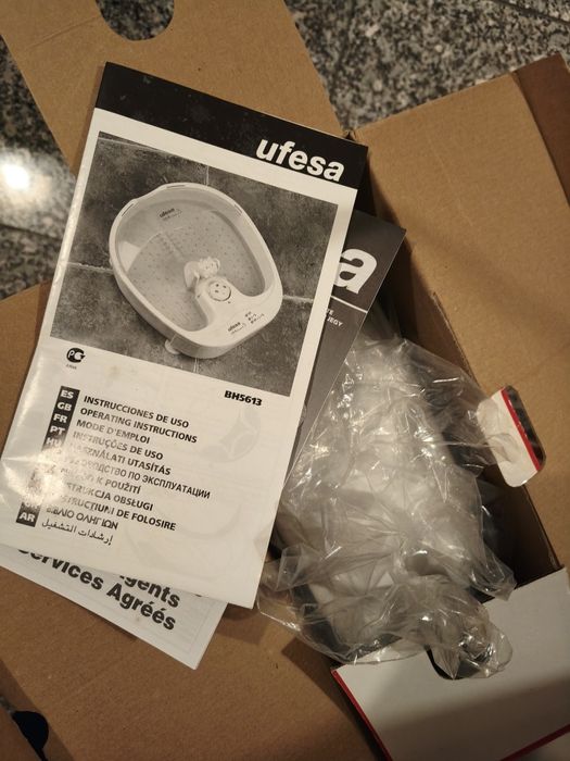 Hidromassajador de pés Ufesa (SPA Compact)