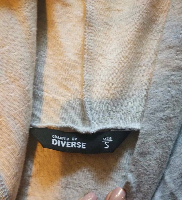 Sukienka Diverse , nowa,z kapturem,szara, r. S/M