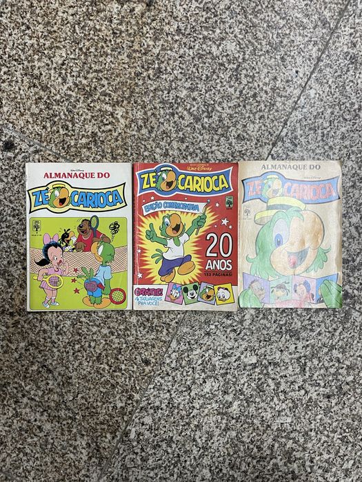 Revistas Prof Pardal, Zé Carioca e Patinhas e Mickey