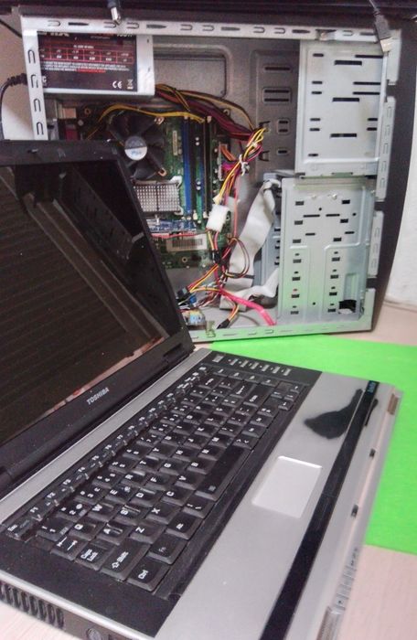 Fonte de Alimentação e restante pc