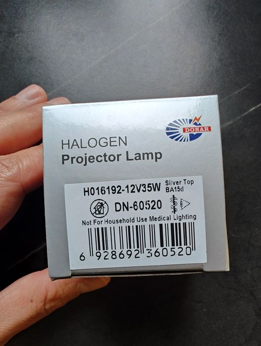 Żarówka halogenowa z lustrem 12V 35W  BA15d