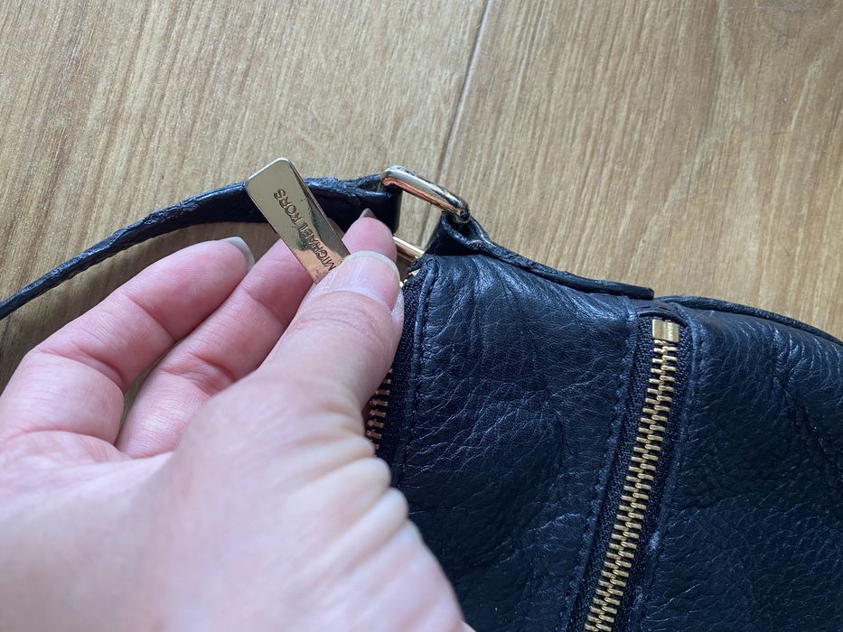 Michael Kors torebka skóra naturalna czarna listonoszka