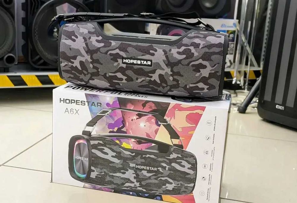 Колонка Hopestar A6X 65вт с подсветкой