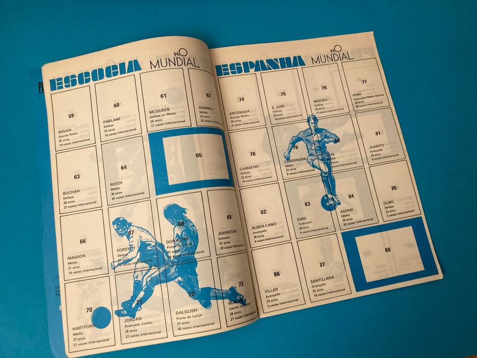 Rara Caderneta Cromos Mundial Argentina 78 Edições Acrópole Nova