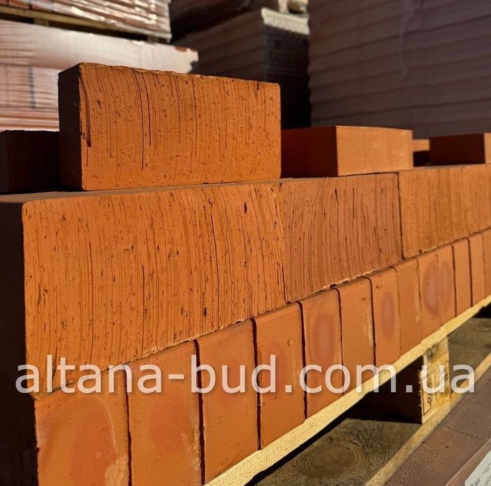 Цегла для мурування печі, груби, каміна (цегла пічна) Кирпич печной