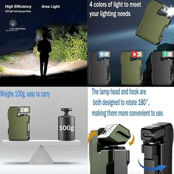 Ліхтар кишеньковий Wuben G5 EDC ліхтарик 400 lm з RGB та магнітом