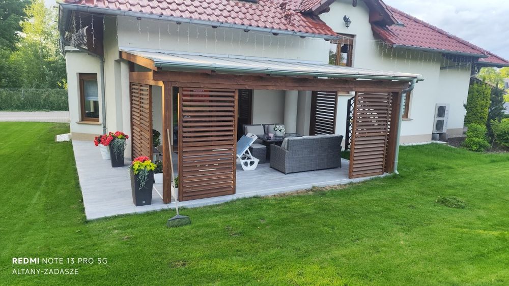 Zadaszenie tarasu, ogród letni, zimowy, wiatą, pergola