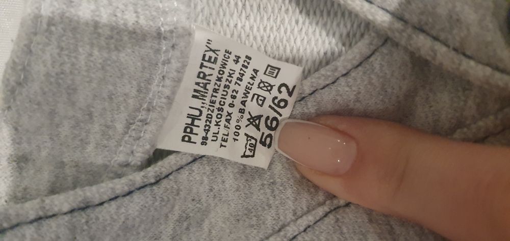 Elegancka bluza niemowlęca na guziki 56/62