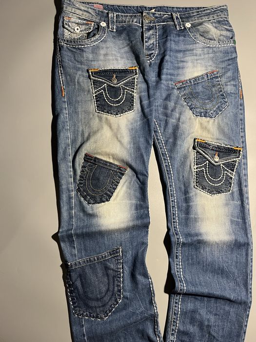 джинси True Religion кастом(трушки big logo)