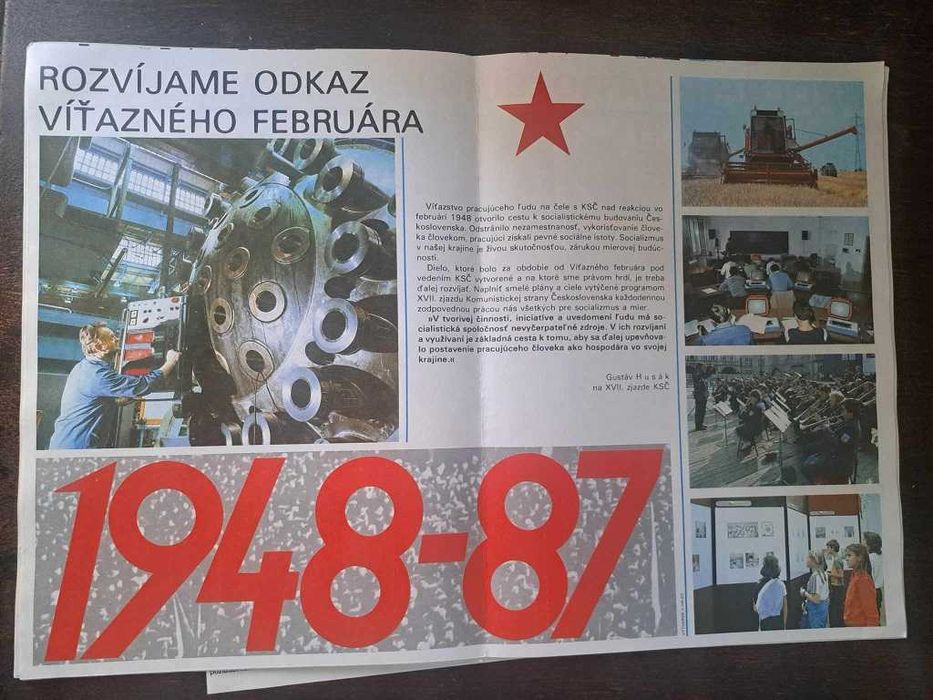 Plakaty propagandowe Czechosłowacja