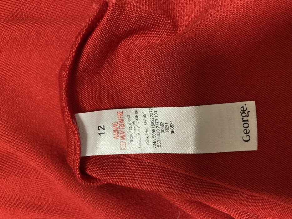 Сукня для вагітних, плаття червоне George