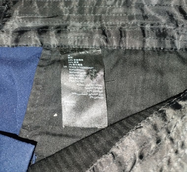 Чоловічі штани H&M Slim Fit "Smart-Casual"- Вовна/Еластан для комфорту