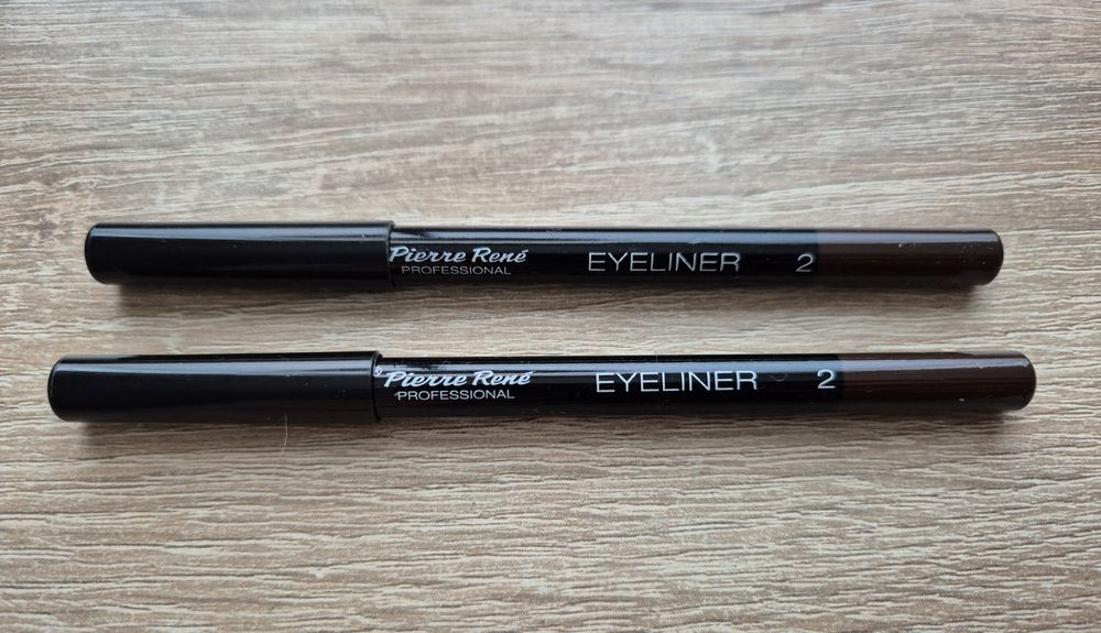 Pierre Rene kredka do oczu, eyeliner, ciemny brąz -  2sztuki