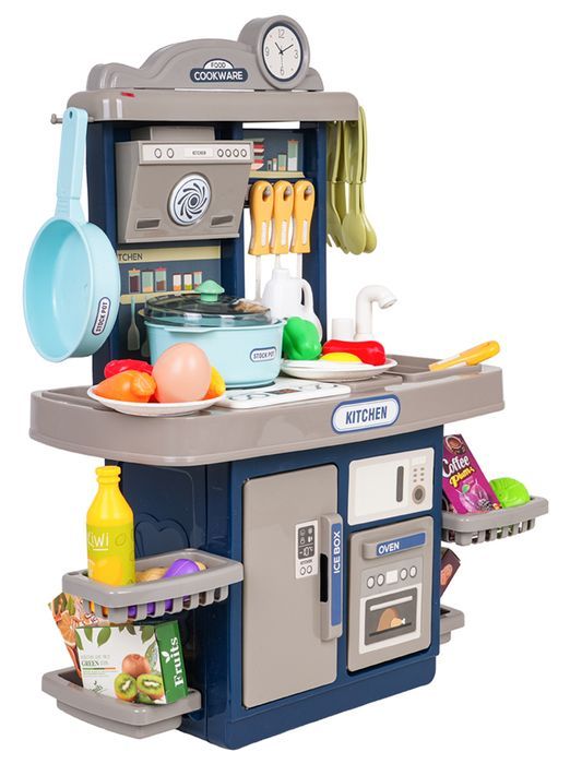 Kuchnia Niebieska Z Funkcją Świateł I Dźwięku + Akcesoria