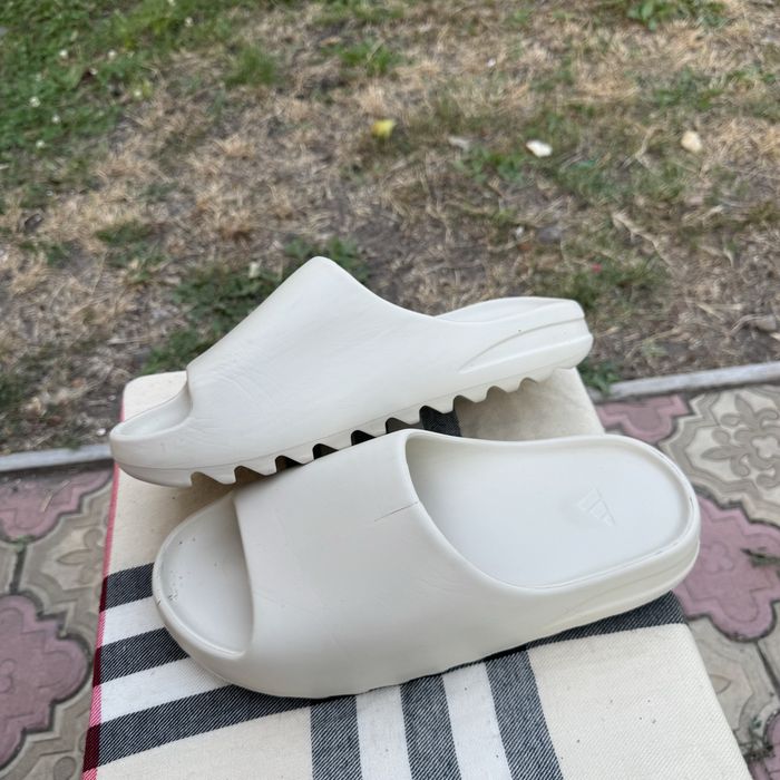 Тапочки, шлепанцы Adidas Yeezy Slide Beige, 47-48 размер, Оригинал, Тапки Сланцы Шльопанці