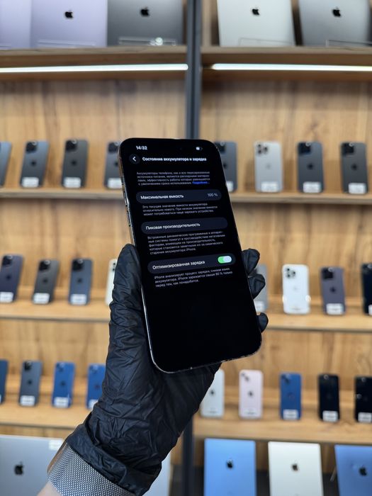 Магазин! Гарантія! 100% АКБ iPhone 14 Pro Max 256Gb Deep Purple Neverlock айфон про мах
