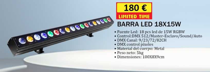 Beam 14R 7R Wash LED Flash Strob novos com garantia,