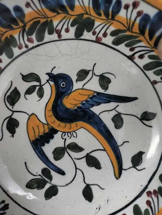 Taça escudela em faiança Viúva de Lamego