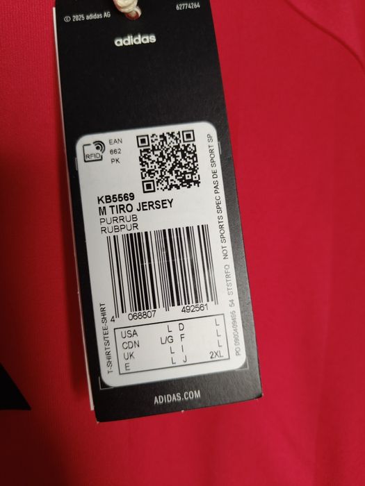 Koszulka męska adidas Tiro Sportswear nowa L