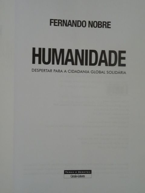 Humanidade de Fernando Nobre - 1ª Edição