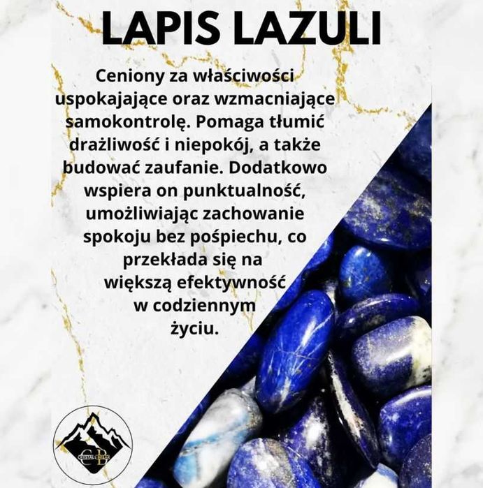 Bransoletka Szczęścia Lapis Lazuli 3mm 2 rozmiary