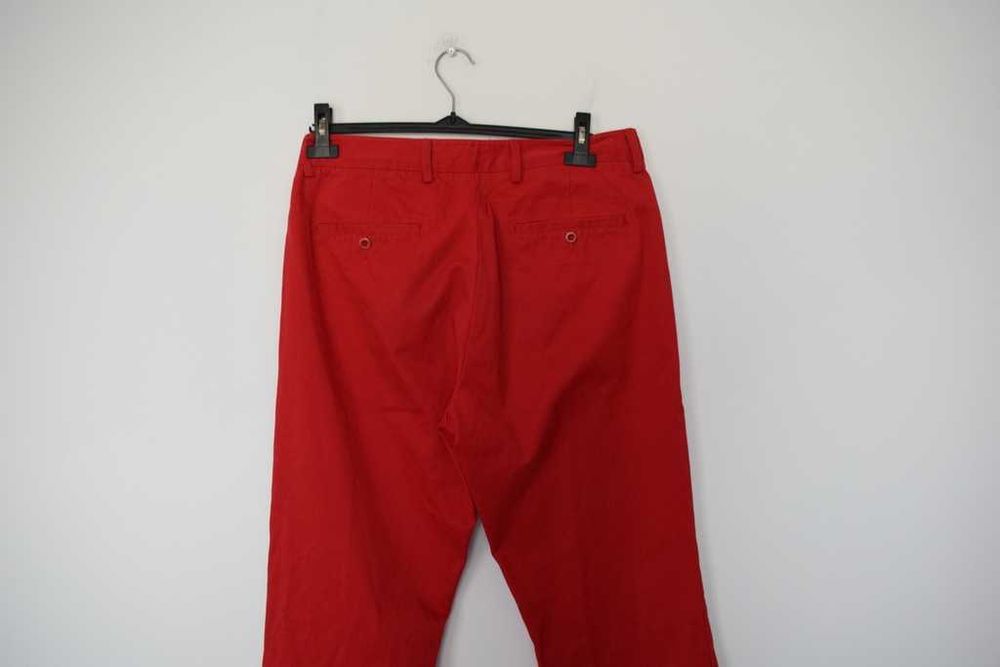 Gant czerwone spodnie chinosy w33 l34 m szerokie nogawki