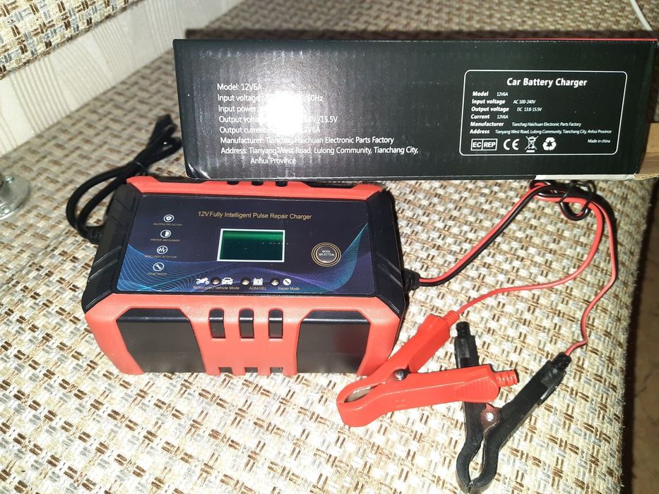 Продам імпульсне зарядне 6Ам Розумна зарядка. Модель HC-02