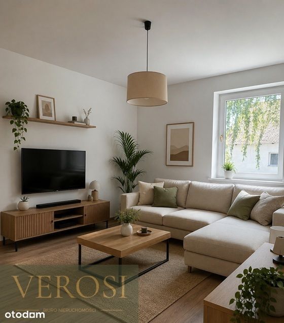 2-pokojowe mieszkanie 44 m² | Wysoki parter |