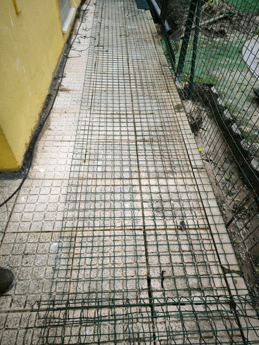 Rede metálica plastificada
