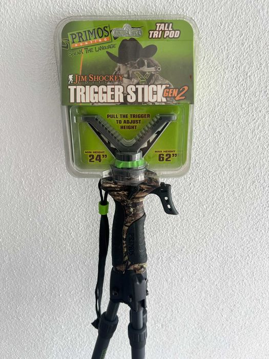 Tripé apoio para caça Primos Jim Shockey Trigger Stick Gen 2 - Novo e selado