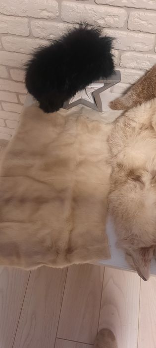 Воротник нат мех чернобурка