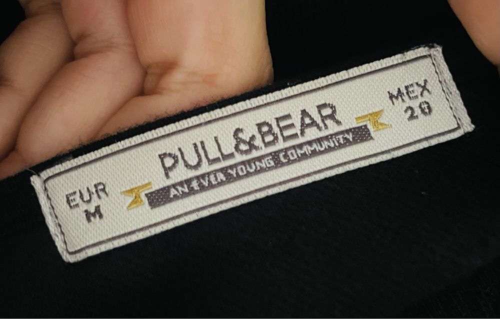 Vestido preto Pull&Bear M