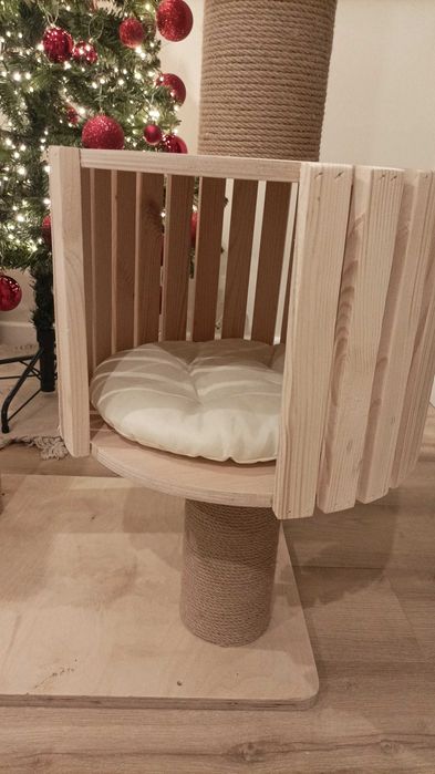 Wielopoziomowy drapak BOCIAN premium, handmade