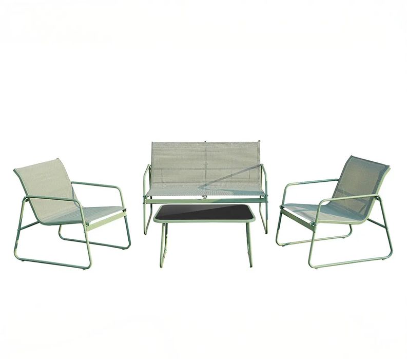 Conjunto de jardim - cadeiras e mesa - 4 lugares