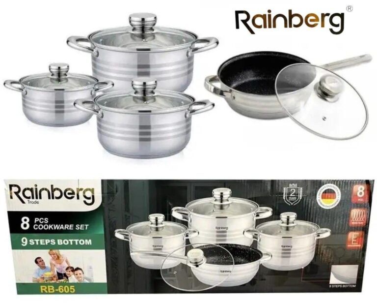 Набір каструль Rainberg (8 предметів)