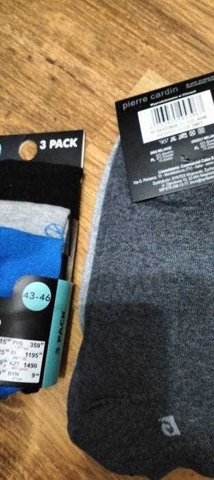 Skarpety nowe Pierre Cardin 3 pak
